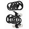  DOUBLE TICKLER SLEEVE SET BLACK 10250TJ
