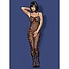 Кэтсьюит с боковым цветочным рисунком F 219 BODYSTOCKING Кэтсьюит с боковым цветочным рисунком F 219 BODYSTOCKING