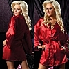 Секси-халат на запах STM-9282red M / L Секси-халат на запах STM-9282red M / L