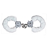    Furry Fun Cuffs White 9503TJ