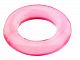 Розовое эрекционное кольцо BASICX TPR COCKRING PINK