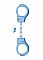 Металлические наручники SHOTS TOYS Blue SH-SHT347BLU