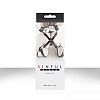 Чёрная крестообразная фиксация Sinful Black Hogtie Чёрная крестообразная фиксация Sinful Black Hogtie