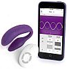Фиолетовый вибромассажёр для двоих We-Vibe 4 Plus на радиоуправлении Фиолетовый вибромассажёр для двоих We-Vibe 4 Plus на радиоуправлении