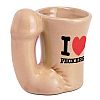   12  Mini Pecker Shot Glass