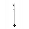      Leather Cross Tipped Metal Crop 