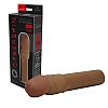 - CyberSkin 4 inch Xtra Thick Transformer Penis Extension Dark
