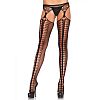 Ажурные колготки с вырезами Net Suspender Hose Ажурные колготки с вырезами Net Suspender Hose