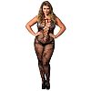    FLORAL LACE BODYSTOCKING