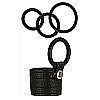 Сбруя Adonis Zeus Leather Cockring, Черный Сбруя Adonis Zeus Leather Cockring, Черный