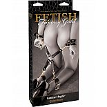 <strong>Фиксаторы Fetish Fantasy Gold Fantasy Hogtie черные с золотом</strong> <br />
<div class="charTableblock"><div><span>Материал</span>: кожзам</div><div><span>Цвет</span>: черный</div><div><span>Производитель</span>: PipeDream, США</div></div> Фиксаторы Fetish Fantasy Gold Fantasy Hogtie черные с золотом