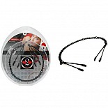 <strong>Цепочка для сосков черная H2H1003BLK</strong> <br />
Цепочка некрупного плетения насыщенного черного цвета с двумя зажимами-пинцетами для сосков. <div class="charTableblock"> </div> Цепочка для сосков черная H2H1003BLK 
Цепочка некрупного плетения насыщенного черного цвета с двумя зажимами-пинцетами для сосков.