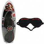 <strong>Кожаная маска, инкрустированная алыми сердцами H2H113</strong> <br />
Красивая легкая маска на глаза из черной кожи. <div class="charTableblock"> </div> Кожаная маска, инкрустированная алыми сердцами H2H113 
Красивая легкая маска на глаза из черной кожи.