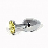 <strong>Анальная пробка Butt Plug Yellow</strong> <br />
Изготовлена из медицинской стали с шикарными стразами. <div class="charTableblock"> </div> Анальная пробка Butt Plug Yellow 
Изготовлена из медицинской стали с шикарными стразами.