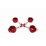 <strong>Комплект для бандажа Hand And Legcuffs Red SH-OU050RED</strong> <br />
Комплект оков, состоит из пары мягких наручников (ширина - 5,5 см), изготовленных из кожи. <div class="charTableblock"><div><span>Материал</span>: кожа</div><div><span>Цвет</span>: красный, розовый</div></div> Комплект для бандажа Hand And Legcuffs Red SH-OU050RED
Комплект оков, состоит из пары мягких наручников (ширина - 5,5 см), изготовленных из кожи.