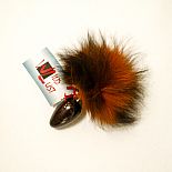 <strong>Анальная пробка с оранжево-черным заячьим  хвостом чёрного цвета 40мм HT40black/orange</strong> <br />
 <div class="charTableblock"> </div> Анальная пробка с оранжево-черным заячьим  хвостом чёрного цвета 40мм HT40black/orange