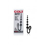 <strong>Анальная цепочка COLT Buddy Balls с эрекционным кольцом черная</strong> <br />
Анальная цепочка c эрекционным кольцом из мужской коллекции COLT. <div class="charTableblock"><div><span>Длина, см</span>: 18.5</div><div><span>Диаметр, см</span>: 3.25</div><div><span>Материал</span>: силикон</div><div><span>Цвет</span>: черный</div><div><span>Особенности</span>: цепочки, бусы</div><div><span>Длина, см</span>: 17-20</div><div><span>Диаметр, см</span>: 3</div></div> Анальная цепочка COLT Buddy Balls с эрекционным кольцом черная 
Анальная цепочка c эрекционным кольцом из мужской коллекции COLT.