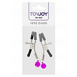 <strong>Клипсы на соски NIPPLE TEASERS 10234TJ</strong> <br />
Металлические зажимы для сосков с резиновым покрытием. <div class="charTableblock"> </div> Клипсы на соски NIPPLE TEASERS 10234TJ 
Металлические зажимы для сосков с резиновым покрытием.