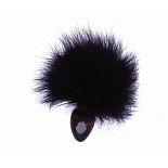 <strong>Анальная пробка с чёрным заячьим  хвостом  32мм HT32black/black</strong> <br />
 <div class="charTableblock"> </div> Анальная пробка с чёрным заячьим  хвостом  32мм HT32black/black