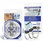 <strong>Хомут на пенис из трех металлических колец 3 RING GATES OF HELL</strong> <br />
Хомут, состоящий из трех стальных колец разного диаметра. <div class="charTableblock"><div><span>Материал</span>: металл</div><div><span>Цвет</span>: другой</div><div><span>Наличие вибрации</span>: без вибрации</div><div><span>Тип</span>: кольцо</div></div> Хомут на пенис из трех металлических колец 3 RING GATES OF HELL 
Хомут, состоящий из трех стальных колец разного диаметра.