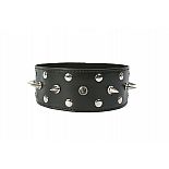 <strong>Широкий ошейник с заклёпками и шипами - Пикантные штучки</strong> <br />
Вам необходимо подчеркнуть образ своего Раба? Наденьте на него этот ошейник, создав тем самым неповторимый образ для него и незабываемую игру для себя!
Широкий ошейник изготовлен из высококачественного кожзаменителя. <div class="charTableblock"><div><span>Материал</span>: кожзам</div><div><span>Цвет</span>: черный</div></div> Широкий ошейник с заклёпками и шипами - Пикантные штучки 
Вам необходимо подчеркнуть образ своего Раба? Наденьте на него этот ошейник, создав тем самым неповторимый образ для него и незабываемую игру для себя!
Широкий ошейник изготовлен из высококачественного кожзаменителя.