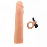 ���������� ������� TLC^ CyberSkin^ 3-in-1 Vibrating X-tra Cock 
���� 7,5 ��.
