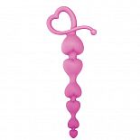 <strong>Розовая анальная цепочка с звеньями-сердечками HEARTY ANAL WAND SILICONE - 18 см.</strong> <br />
Розовая анальная цепочка с звеньями-сердечками HEARTY ANAL WAND SILICONE. <div class="charTableblock"><div><span>Длина, см</span>: 18</div><div><span>Диаметр, см</span>: 3</div><div><span>Материал</span>: силикон</div><div><span>Цвет</span>: красный/розовый</div><div><span>Особенности</span>: цепочки, бусы</div><div><span>Особенности</span>: без вибрации</div><div><span>Длина, см</span>: 17-20</div><div><span>Диаметр, см</span>: 3</div></div> Розовая анальная цепочка с звеньями-сердечками HEARTY ANAL WAND SILICONE - 18 см. 
Розовая анальная цепочка с звеньями-сердечками HEARTY ANAL WAND SILICONE.