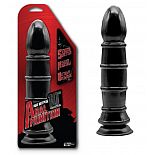 <strong>Чёрный анальный фаллоимитатор с рёбрышками - 25,4 см.</strong> <br />
Чёрный анальный фаллоимитатор, выполненный из материала ПВХ. <div class="charTableblock"><div><span>Длина, см</span>: 25.40</div><div><span>Диаметр, см</span>: 5.10</div><div><span>Материал</span>: ПВХ (PVC)</div></div> Чёрный анальный фаллоимитатор с рёбрышками - 25,4 см.
Чёрный анальный фаллоимитатор, выполненный из материала ПВХ.