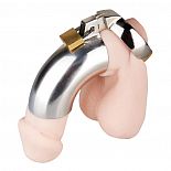 <strong>Металлический мужской пояс верности с открытой головкой</strong> <br />
Очень эффектный пояс верности из металла, создающий впечатление полного изолирования, при этом головка полового члена не скрыта под  клеткой . <div class="charTableblock"> </div> Металлический мужской пояс верности с открытой головкой 
Очень эффектный пояс верности из металла, создающий впечатление полного изолирования, при этом головка полового члена не скрыта под  клеткой .