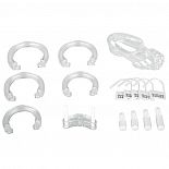 <strong>Прозрачный мужской набор верности стандартного размера</strong> <br />
Данная игрушка является мужским аналогом женского  пояса верности . <div class="charTableblock"> </div> Прозрачный мужской набор верности стандартного размера 
Данная игрушка является мужским аналогом женского  пояса верности .