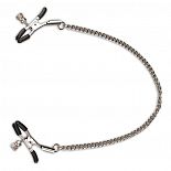 <strong>Клипсы для сосков на серебристой цепочке</strong> <br />
Клипсы на соски из серебристого металла. <div class="charTableblock"><div><span>Тип</span>: для сосков</div><div><span>Особенности</span>: с цепочкой</div><div><span>Производитель</span>: Erotic Fantasy, Швейцария</div></div> Клипсы для сосков на серебристой цепочке 
Клипсы на соски из серебристого металла.