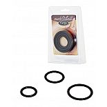 <strong>Набор из 3 чёрных колец различного диаметра</strong> <br />
Набор из 3 эластичных эрекционных колец. <div class="charTableblock"><div><span>Материал</span>: TPE / TPR</div></div> Набор из 3 чёрных колец различного диаметра 
Набор из 3 эластичных эрекционных колец.