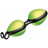 <strong>Зелёные вагинальные шарики на чёрной сцепке Joyballs Secret </strong> <br />
Вагинальные шарики, выполненные из 100% силикона со смещенным центром тяжести, с эргономичной формой для чувственного перемещения в оба направления. <div class="charTableblock"><div><span>Диаметр, см</span>: 3.70</div><div><span>Диаметр, см</span>: 3</div><div><span>Производитель</span>: Joy Division, Германия</div></div> Зелёные вагинальные шарики на чёрной сцепке Joyballs Secret  
Вагинальные шарики, выполненные из 100% силикона со смещенным центром тяжести, с эргономичной формой для чувственного перемещения в оба направления.
