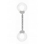  Pleasure Legcuffs White SH-OU009WHT 
"          .