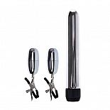 <strong>Вибратор с виброзажимами для груди - Baile, Серебряный</strong> <br />
Женский набор для приятной стимуляции. <div class="charTableblock"> </div> Вибратор с виброзажимами для груди - Baile, Серебряный 
Женский набор для приятной стимуляции.