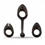 ����� �� 3 �������� ����������� ����� MENZSTUFF EXPANDABLE COCKRING SET 
����� �� 3 �������� ����������� ����� MENZSTUFF EXPANDABLE COCKRING SET.