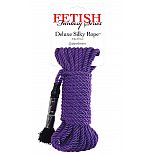 <strong>Фиолетовая веревка для фиксации Deluxe Silky Rope - 975 см.</strong> <br />
Фиолетовая веревка для фиксации Deluxe Silky Rope. <div class="charTableblock"><div><span>Длина</span>: 7-11 м.</div><div><span>Цвет</span>: другой</div><div><span>Тип</span>: веревка</div><div><span>Производитель</span>: PipeDream, США</div></div> Фиолетовая веревка для фиксации Deluxe Silky Rope - 975 см.
Фиолетовая веревка для фиксации Deluxe Silky Rope.