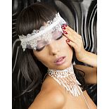 <strong>Кружевная маска-диадема Delicati pizzi</strong> <br />
Нежная, невероятно чувственная кружевнаяPполумаска, украшающая женскую головку как диадема. <div class="charTableblock"> </div> Кружевная маска-диадема Delicati pizzi 
Нежная, невероятно чувственная кружевнаяPполумаска, украшающая женскую головку как диадема.