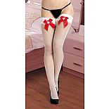 <strong>Чулки медсестры Dolce Piccante</strong> <br />
Высокие чулочки в мелкую сеточку, с кружевной резинкой и ярким бантом с медицинской символикой. <div class="charTableblock"><div><span>Размер</span>: S (42-44)</div><div><span>Цвет</span>: белый</div><div><span>Производитель</span>: Dolce Piccante Lingerie, Италия</div><div><span>В наличии</span>: S, белый</div></div> Чулки медсестры Dolce Piccante 
Высокие чулочки в мелкую сеточку, с кружевной резинкой и ярким бантом с медицинской символикой.