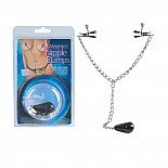 <strong>Подвеска на грудь WEIGHTED NIPPLE CLAMPS 2593-00CDSE</strong> <br />
Подвеска на грудь с утяжеляющей гирькой черного цвета. <div class="charTableblock"><div><span>Тип</span>: для сосков</div><div><span>Особенности</span>: с цепочкой</div><div><span>Производитель</span>: California Exotic Novelties, США</div></div> Подвеска на грудь WEIGHTED NIPPLE CLAMPS 2593-00CDSE 
Подвеска на грудь с утяжеляющей гирькой черного цвета.