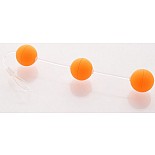 <strong>Цепочка из 3-х оранжевых шариков</strong> <br />
Анальные шарики 19,5см оранжевый <div class="charTableblock"><div><span>Длина, см</span>: 19.5</div><div><span>Диаметр, см</span>: 2.5</div><div><span>Материал</span>: пластик</div><div><span>Цвет</span>: другой</div><div><span>Особенности</span>: шарики</div><div><span>Длина, см</span>: 17-20</div><div><span>Диаметр, см</span>: 2</div></div> Цепочка из 3-х оранжевых шариков 
Анальные шарики 19,5см оранжевый