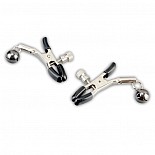 <strong>Металлические зажимы на соски с бубенчиками EF-HM-037</strong> <br />
Зажимы для воздействия на соски с резиновыми чехольчиками на концах. <div class="charTableblock"> </div> Металлические зажимы на соски с бубенчиками EF-HM-037 
Зажимы для воздействия на соски с резиновыми чехольчиками на концах.