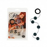 <strong>Анальная цепочка Softee Beads 1240-03CDSE</strong> <br />
Описание: анальная цепочка SOFTEE BEADS 1240-03CDSE Анальная цепочка Softee BeadsP№ стильные бусы на мягкой сцепке для чувственной анальной стимуляции. <div class="charTableblock"><div><span>Длина, см</span>: 25</div><div><span>Диаметр, см</span>: 2</div><div><span>Материал</span>: пластик</div><div><span>Цвет</span>: черный</div><div><span>Особенности</span>: шарики</div><div><span>Длина, см</span>: 25 и более</div><div><span>Диаметр, см</span>: 2</div></div> Анальная цепочка Softee Beads 1240-03CDSE 
Описание: анальная цепочка SOFTEE BEADS 1240-03CDSE Анальная цепочка Softee BeadsP№ стильные бусы на мягкой сцепке для чувственной анальной стимуляции.