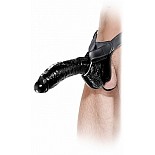 ������������� �� ������ Hollow Strap-On Black 
������� SIZE QUEEN HOLLOW STRAP ON.
