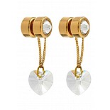 <strong>Зажимы для половых губ с кристаллами Swarovski под золото</strong> <br />
Украшения для клитора (одна) и половых губ (две), сделаны из хирургического алюминия в золотом цвете с кристаллом.<br><br>При помощи манипуляций с цепочкой Ваш партнёр может стимулировать Ваши самые нежные зоны и пробуждать сексуальное желание.<br><br>Украшения упакованы в привлекательную подарочную коробку. <div class="charTableblock"> </div> Зажимы для половых губ с кристаллами Swarovski под золото 
Украшения для клитора (одна) и половых губ (две), сделаны из хирургического алюминия в золотом цвете с кристаллом.<br><br>При помощи манипуляций с цепочкой Ваш партнёр может стимулировать Ваши самые нежные зоны и пробуждать сексуальное желание.<br><br>Украшения упакованы в привлекательную подарочную коробку.