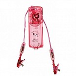 <strong>Зажимы для сосков с вибрацией</strong> <br />
Цепочка с прищепками на соски с выносным пультом управления. <div class="charTableblock"> </div> Зажимы для сосков с вибрацией 
Цепочка с прищепками на соски с выносным пультом управления.