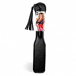 <strong>Черная шлепалка с кисточкой</strong> <br />
Черный тонкий пэдл-шлепалка для эротических игр! На конце спанкера кисточка. <div class="charTableblock"> </div> Черная шлепалка с кисточкой
Черный тонкий пэдл-шлепалка для эротических игр! На конце спанкера кисточка.