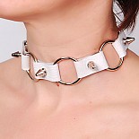 <strong>Ошейник кожаный белый с кольцами шириной 20мм с с шипами длиной 12мм 3110-3</strong> <br />
Изготовлен из натуральной кожи белого цвета. <div class="charTableblock"><div><span>Материал</span>: кожа</div><div><span>Цвет</span>: белый</div></div> Ошейник кожаный белый с кольцами шириной 20мм с с шипами длиной 12мм 3110-3
Изготовлен из натуральной кожи белого цвета.