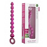 <strong>Анальная цепочка Anal Chain розовая</strong> <br />
9 силиконовых капель, слившихся воедино – это идеальный инструмент для исследования ануса. <br><br>
Погружая секс-игрушку в попку, заставляя её то раскрываться цепочке навстречу, то сжиматься над каждым звеном, вы испытаете море удовольствия! <br><br>
Колечко на основании упростит как введение, так и управление гибким анальным стимулятором.
 <div class="charTableblock"><div><span>Длина, см</span>: 20.5</div><div><span>Диаметр, см</span>: 2</div><div><span>Материал</span>: силикон</div><div><span>Цвет</span>: красный/розовый</div><div><span>Особенности</span>: цепочки, бусы</div><div><span>Длина, см</span>: 17-20</div><div><span>Диаметр, см</span>: 2</div></div> Анальная цепочка Anal Chain розовая 
9 силиконовых капель, слившихся воедино – это идеальный инструмент для исследования ануса. <br><br>
Погружая секс-игрушку в попку, заставляя её то раскрываться цепочке навстречу, то сжиматься над каждым звеном, вы испытаете море удовольствия! <br><br>
Колечко на основании упростит как введение, так и управление гибким анальным стимулятором.