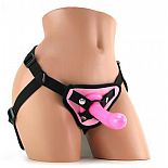  S&M Strap-On With Dildo Pink 
     ,      .